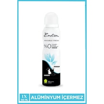 Jenerik Emotion Invisible Fresh Black & White Kadın Deodorant 150ml Vegan, Leke Bırakmaz