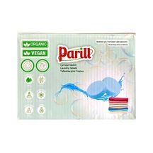 Parill Renkli Çamaşırlar İçin Çamaşır Tableti 24 Yıkama Organik & Vegan 12'li Paket 2 L