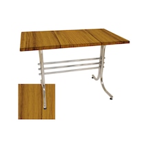 Japon Mutfak Masası 80x120 Cm - Werzalit, Wermodin Ve Allzalit Tabla - 80x120 - Real Teak Çok Renkli