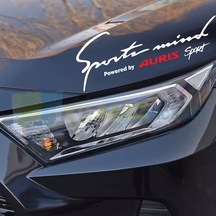 Toyota Auris Logo Sport Mind Far Kaput Oto Sticker Yapıştırma