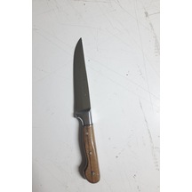 Büro Ev Ofis Mutfağı İçin 29cm Ahşap Saplı Metalik Korumalı Bıçak Mutfak Bıçağı Diğer