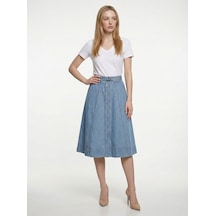 LOFT Regular Fit Kadın Etek Lf2043100 Q1.v1 Denim