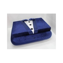 Damat Sandığı - Damatlık Figürlü Smokin Sandık - Tıraş Kutusu Kod 91424 Çok Renkli
