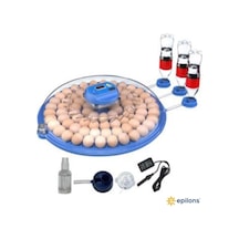 80 Tavuk 240 Kuş Yumurta Kapasiteli Çift Viyollü Kuluçka Makinesi - Kaz, Ördek, Tavuk, Bıldırcın İçi