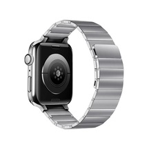 Apple Watch 38mm Uyumlu Kr404 Huks Kordon - Gümüş