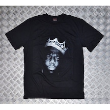 Stoned&Fame Bıggıe Baskılı T-shirt SIYAH Siyah