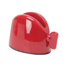 Kırmızı Banyo Aksesuarları Seti Haddeleme Diş Macunu Sıkacağı Tüp Diş Macunu Dağıtıcı Temizleyici Sıkacağı Diş Macunu Tutucu