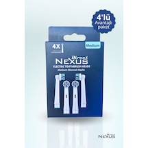 Direct Nexus Elektrikli Diş Fırçası Yedek Başlığı Medıum 4'lü