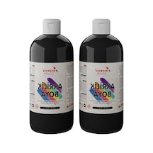 2x500gr Siyah Akrilik Boya Seti 0,15 L