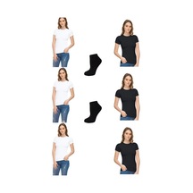 Tutku Elit 6'lı Paket Bisiklet Yaka Elastan Kısa Kollu Atlet/badi 2 Çift Bambu Patik Çorap Hediyeli Diğer