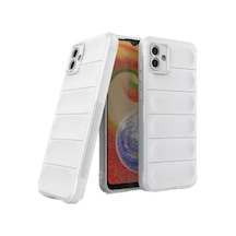 Samsung Galaxy  Uyumlu  A05 Kılıf Optimum Silikon - Krem