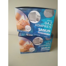 Sanus Steril Gaz Kompres 7.5Cm*7.5Cm 2 Kutu (200 Adet)