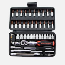 Worldforce Lokma Takımı 46 Parça S-ultra 1/4'' Uzatmalı Cırcır 11503