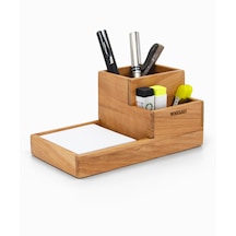 Woodsaka Prokit Çok Amaçlı Organizer Bölümlü Kalemlik Ve Not Kağı