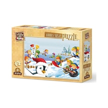 Art Kids Kış Sporcuları 25 Parça Ahşap Puzzle