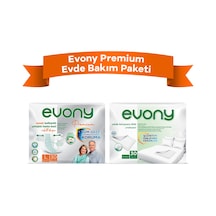Evony Premium Yetişkin Bezi L 30'lu + Yatak Koruyucu Örtü 30'lu