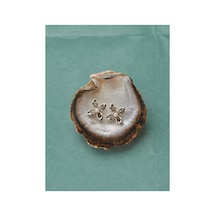 Pearl Collection Lily Pearl Silver İnci Çiçek Küpe Gümüş Gümüş