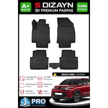 S-dizayn Citroen C3 Aircross 3d Pro Havuzlu Paspas 2017 Üzeri A+ Kalite