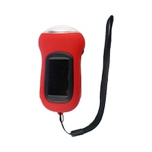 Ulzyvf Torch Siyah Şarj Mini Led Krank Işığı Güneş Feneri Enerjili El El Edilebilir Za Siyah