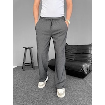 Epilons Zenda1125 Su Yolu Çizgili Cepli Pantalon - Siyah Zenda478