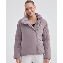 Skechers W Outerwear Padded Jacket Kadın Foggy Lilac Mont S232044-506 Pembe