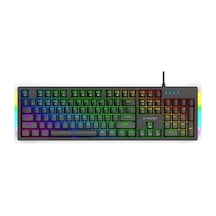 E-Yooso K610 Mavi Switch Yanlar Rainbow Mekanik Klavye