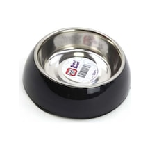 Playfull Siyah Çerçeve Çelik Mama ve Su Kabı X-small Pfmk-4133