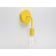 Riolight Vintage,rustik,retro,modern Sarı 1xe27 Duylu Metal Duvar Aplik