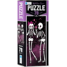 78 Parça Puzzle - Skeleton Love