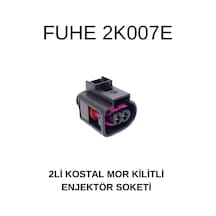 2'li Kostal Mor Kilitli Enjektör Soketi