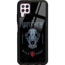Huawei P40 Lite Witcher 3 Wild Hund Tasarımlı Glossy Telefon Kılıfı Siyah