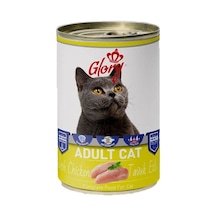 12x400 Gram Glory Parça Tavuk Etli Kedi Konservesi