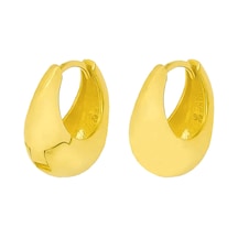 Kalın Halka Küpe 717042 Gold