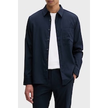 Calvin Klein Regular Fit Göğüs Cepli Gömlek Lv04lf108gcef Erkek Gömlek Lv04lf108g Cef Lacivert