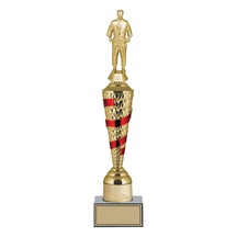 Odak Kupa - Figürlü Kupalar - Judo / Karate Figürlü Kupalar Fg-028 B - 45 Cm Altın - Beyaz