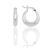 Gümüş 16 Mm Halka Küpe N11.32875