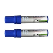 Micro Markör Kalem 10 Mm. Mavi 2'Li