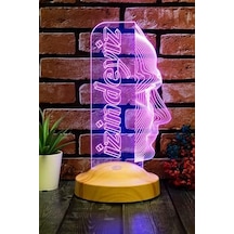 Atatürk Temalı Hediyelik Ürünler Atatürk İzindeyiz Gecelambası 3d Led Lamba, Atam İzindeyiz Sloganı, Ofis Ve İşyeri Hediyesi .