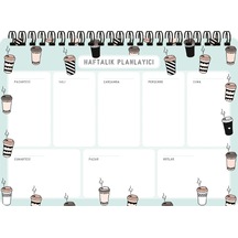 Keskin Color Spiralli Planner Kahve 17x24
