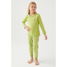 U.s Polo Asnn Kız Çocuk Yeşil Pijama Takımı 5274-41963