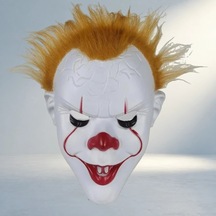Korkutucu Joker Maske 31x22 Cm Yetişkin Ve Çocuklar İçin Çok Renkli