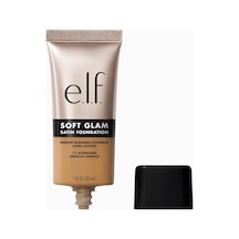E.l.f. E.l.f Soft Glam Satin Fondöten, Orta Kapatıcılık, Nefes Alabilen Ve Uzun Süre Kalıcı Likit 40 Tan Warm
