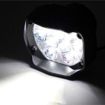 1 Adet Led Motosiklet Sis Far Montaj Sis Drl Lamba Scooter Motosiklet Için Çakar & Sabit Mod