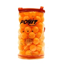 Povit 100'lü Çantalı 3 Yıldız 40 Mm Pinpon Topu Turuncu