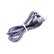 Go Des GD-UC519 Micro USB Kablo 2.4A Şarj Kablosu 100 cm Data Kablo ZORE-258887 Mor