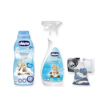 Bebek Çamaşır Bakım Seti 3 Parça: Yumuşatıcı + Leke Çıkarıcı + Sema Baby Çamaşır Torbası