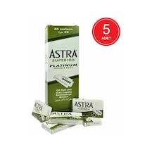 Astra Platinium Tıraş Jileti 5 x 20 Adet