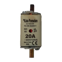 Voltrano Kale Porselen 20a 00 Boy Bıçaklı Sigorta Buşonu Nh00