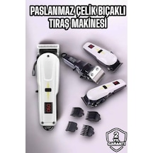 Tek Yeni Nesil Tıraş Makinesi Uzun Şarjlı Paslanmaz Çelik Bıçaklı Najmaddin 1 - 2 Saat