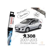 Peugeot 308 Ön Muz Silecek Takımı 2007-2013 Bosch Aerotwin